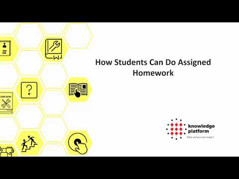 How students can do homework from web || English || The Educators Edge || Knowledge Platform