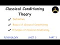 Psychology: Unit 3- Classical Conditioning Theory | In Thok Nath