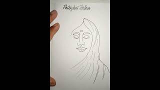 ahilyabai Holkar (sketch)#drawing #art #ankush #tutorial #easydrawing #ankushbhai #sketch
