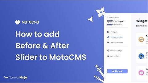 How to add a Before & After Slider to MotoCMS