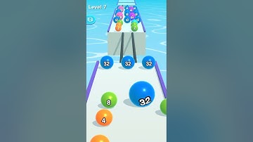 Ball Run 2048 - All Levels Gameplay Android,iOS Level 1-10