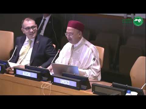 Presentation of the ALECSO Digital Solidarity Initiative at the Transforming Education Summit at the United Nations, New York, 17 September 2022