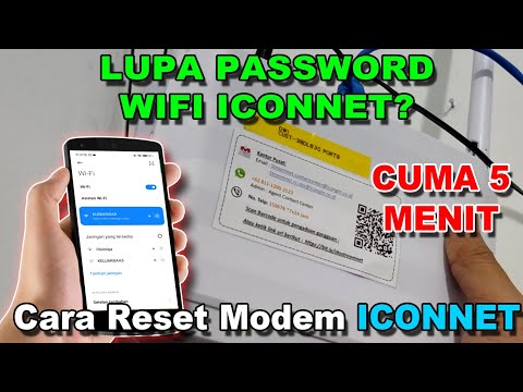 Mengatasi Lupa Password WiFi Iconnet | Cara Reset Modem Iconnet
