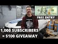1,000 Subscribers Giveaway Special! (FREE ENTRY)