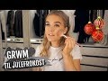 GØR DIG KLAR MED MIG TIL JULEFROKOST MED MINE VENINDER │ OUTFIT, MAKEUP + HÅR