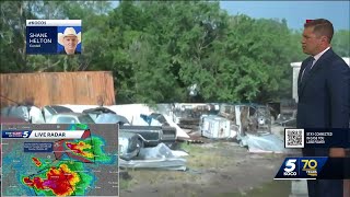 Tornado causes damage to businesses, homes in Cordell