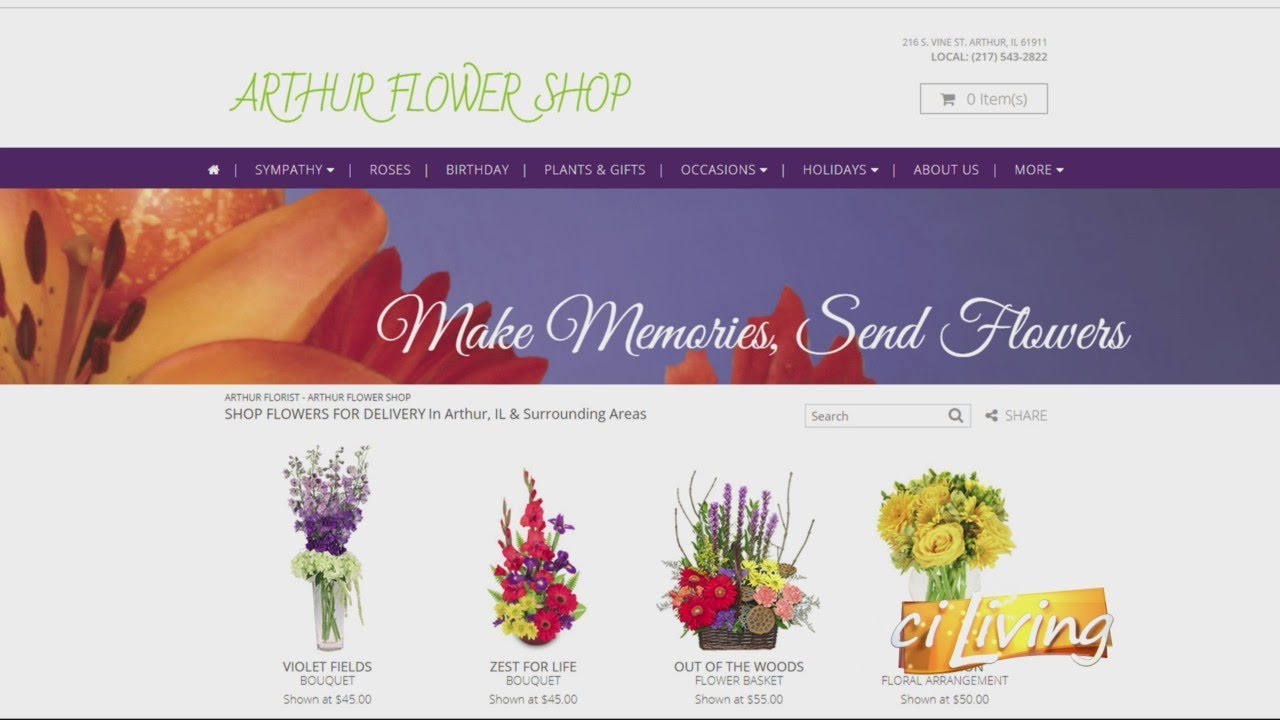 CI Living Arthur Flower Shop Fudge YouTube