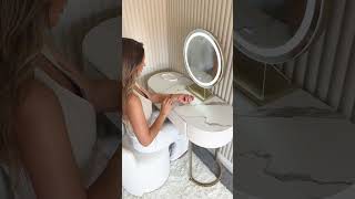 Ultimate Vanity Setup ✨ | Macy Dressing Table x Lottie Stool x Evie Mirror