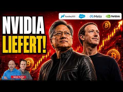 Nvidia - Wahnsinnszahlen! Nasdaq 100, Salesforce, Meta Platforms, Bitcoin im Check