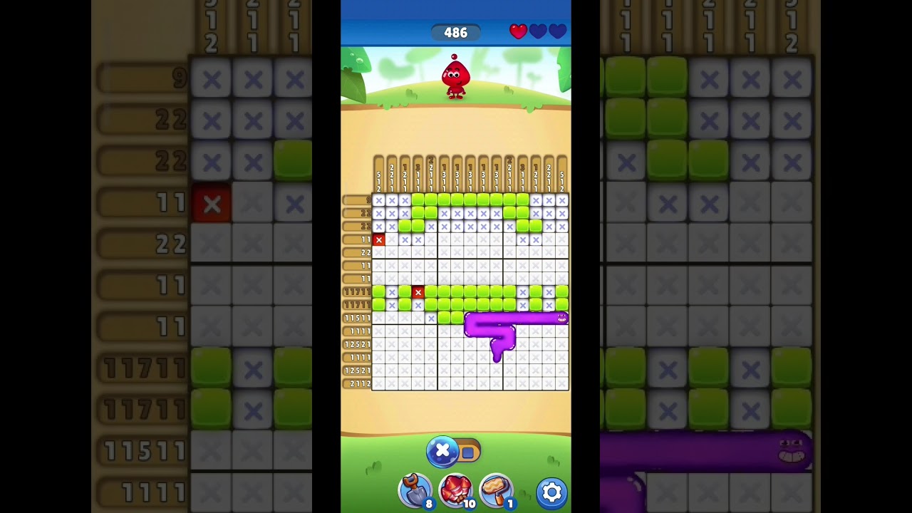 nonoページ Nono Crossing Level 486 #shorts #nonocrossing