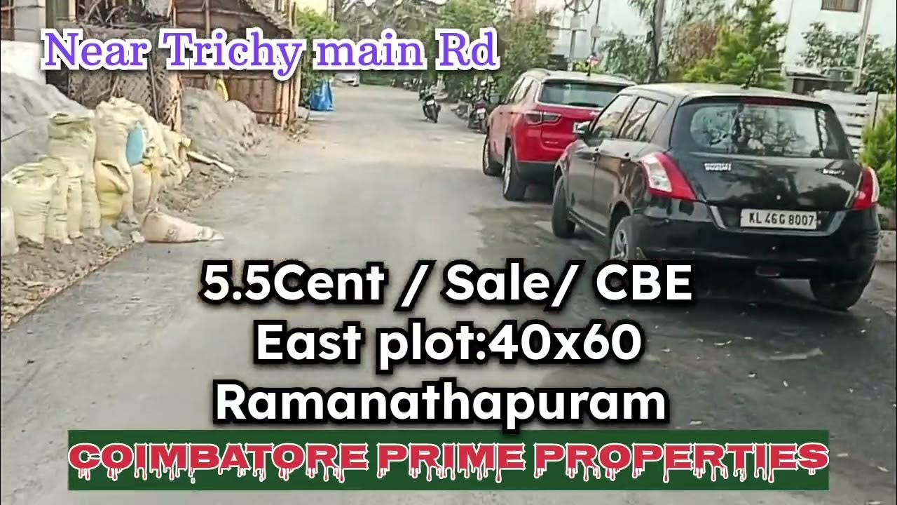 5.5 Cent / Land for sale/ Ramanathapuram/COIMBATORE/ Kongu Nagar/East