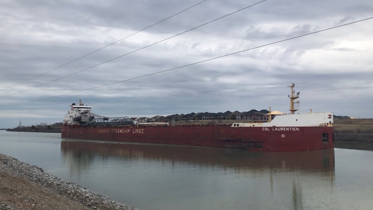 CSL Laurentien Seaway Welland Port Robinson YouTube