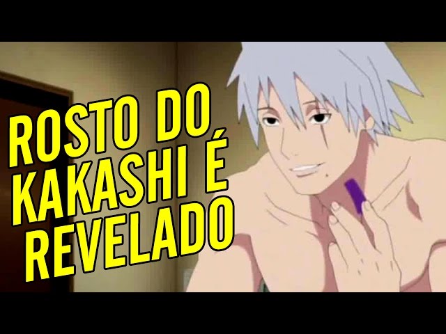 Finalmente revelado o rosto de Kakashi em Naruto