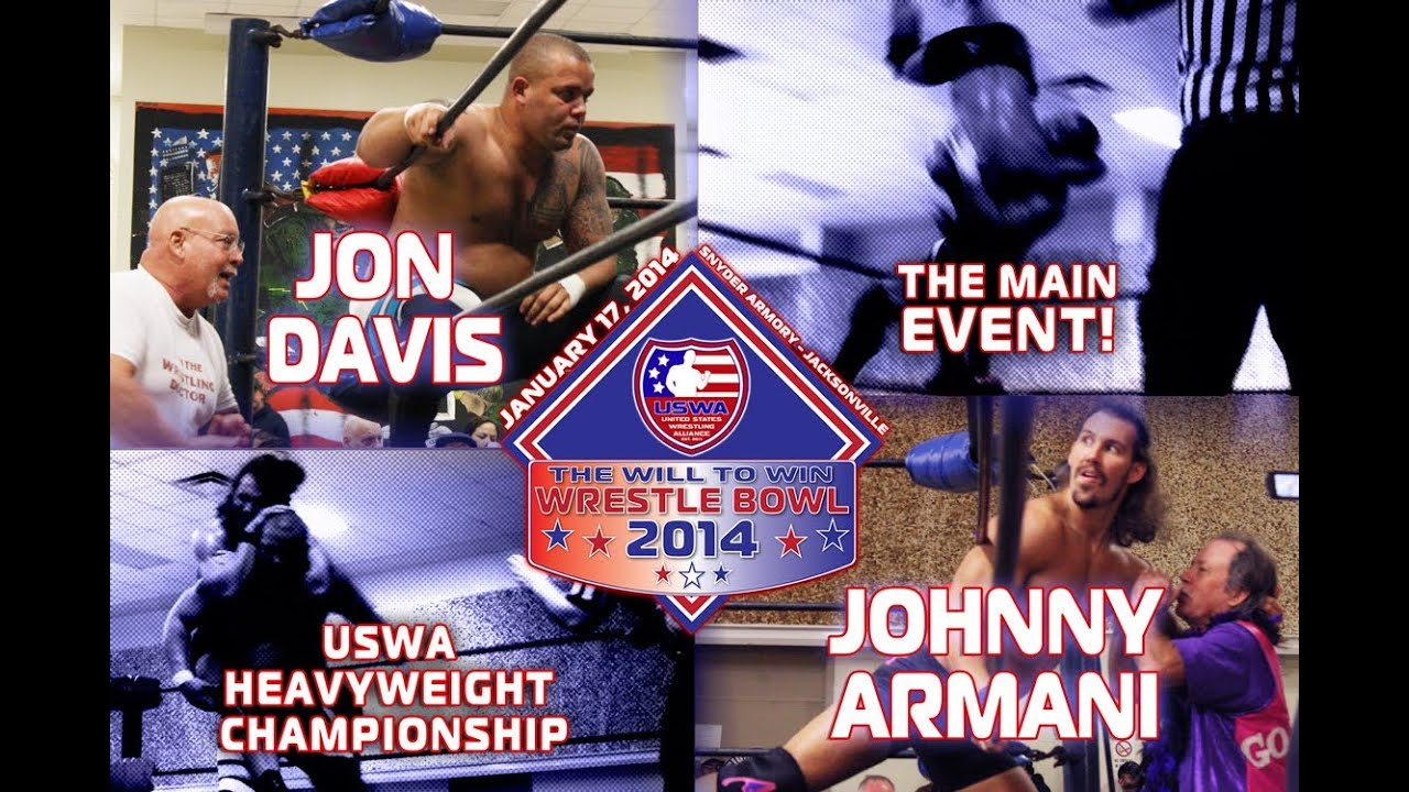 USWA Heavyweight Championship: Jon Davis (c) vs Johnny Armani (USWA Wrestle Bowl 2014)
