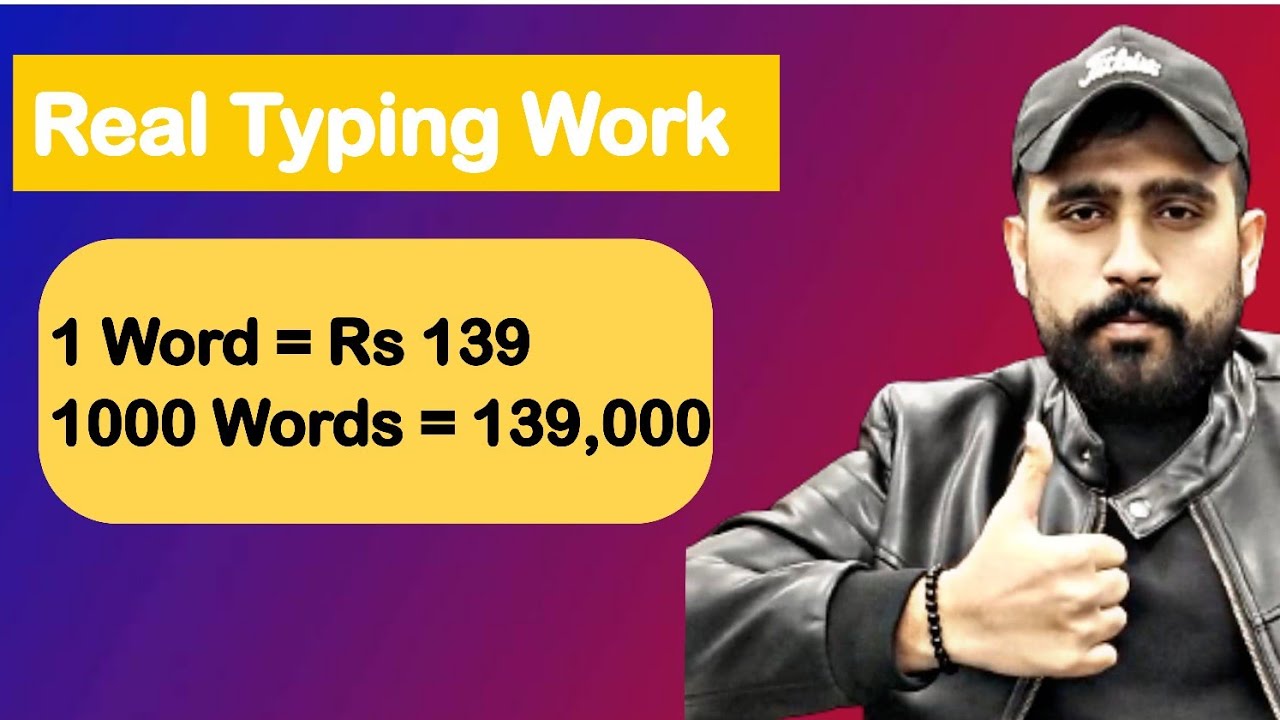 Syed Earn Earn 139 Per Word via Typing Job | Earn Money Online | Online Earning ...