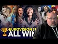 AMERICAN REACTS TO All Winners 🥇 of the Eurovision Song Contest (1956-2023)..