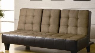 coaster 300237 convertible sofa bed with console two tone upholstery