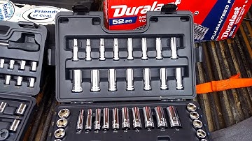A 60 Piece Stanley versus 52 Piece Duralast Socket Set ( Shop Smart)