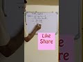 "Linear Equation" #shortvideo #tricks #solutions #onedayexam