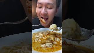 Mukbang Pangsit Pedas asmr makan mukbang