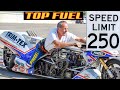 FIVE TOP FUEL NITRO MOTORCYCLES PUT ON A THRILLING TOP SPEED 254 MPH SHOW AT MAN CUP NHRA SGMP