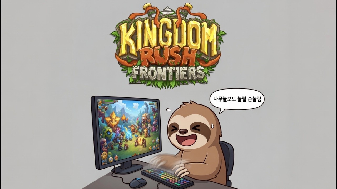 아재 디펜스! 타워 디펜스! Kingdom Rush Frontiers 킹덤 러쉬 프론티어즈! 고전 디펜스 게임?