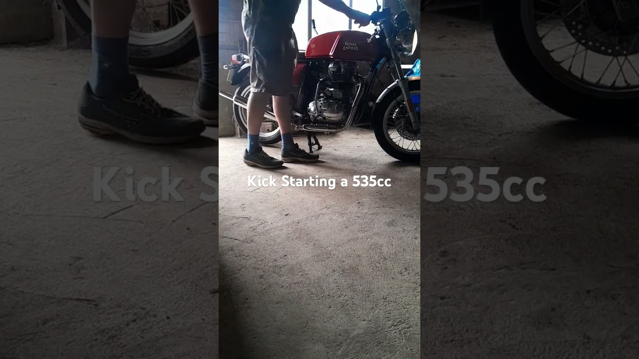 Kick Start on a Royal Enfield 535cc Continental GT