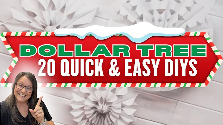 20 Dollar Tree Christmas DIYs You Can Make in MINUTES!