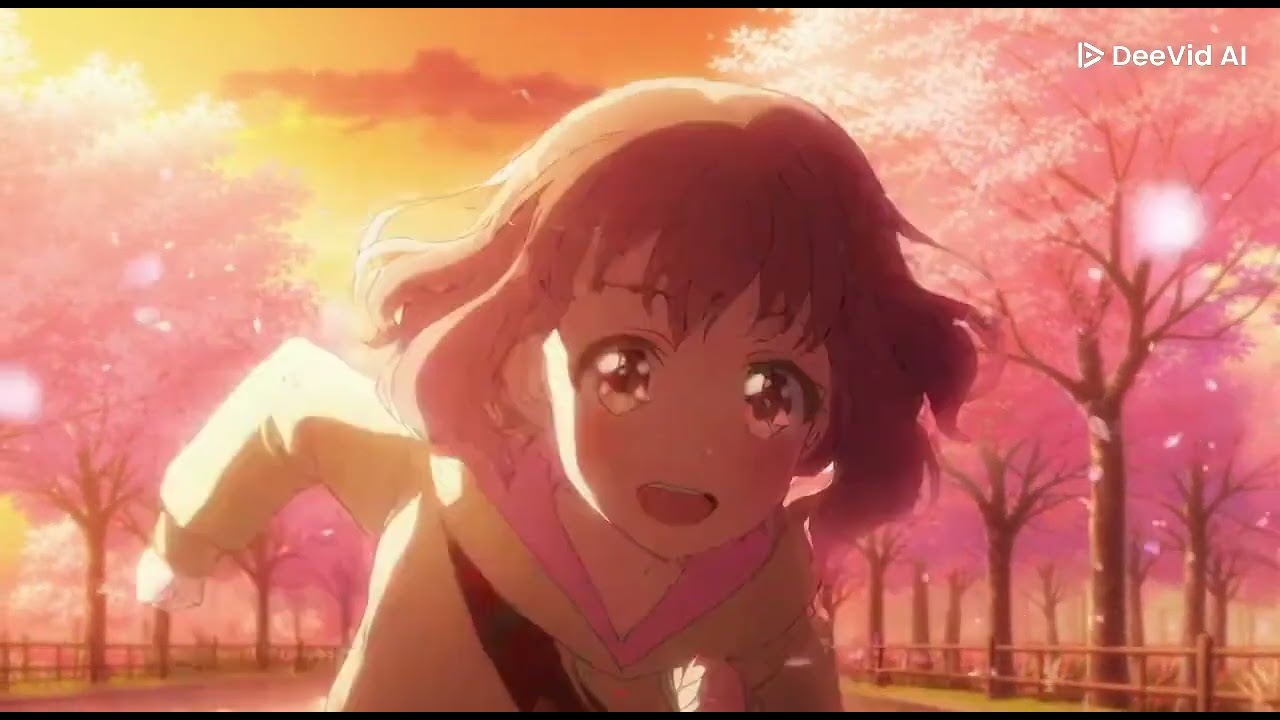 Magical Anime Boy in a Cherry Blossom Park 🌸