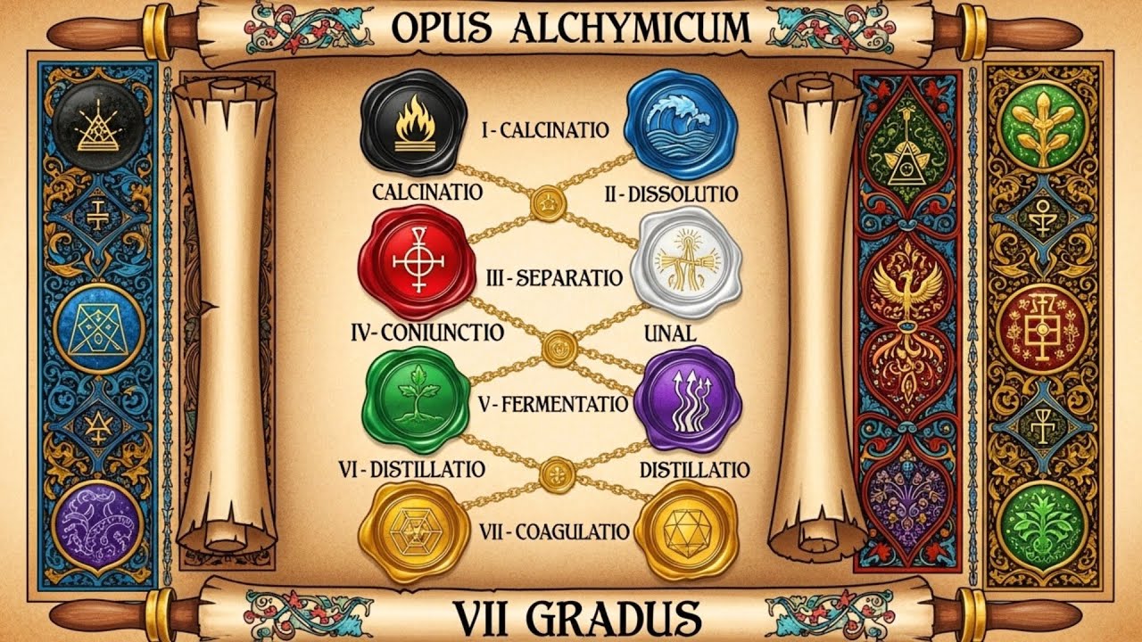 The Complete 7 Stages of Spiritual Alchemy — A Roadmap from Lead to Gold