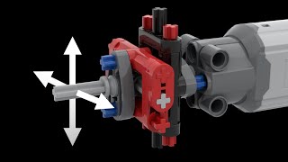 5 Lego Technic Couplings with Movable Output