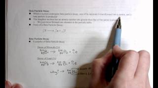 Writing Nuclear Reactions