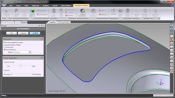 Geomagic Studio - Parametric Surfaces: Constant Radii
