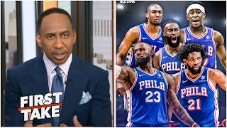 FIRST TAKE | Stephen A. reacts to Kevin Durant compares 76ers with LeBron to his time with Warriors