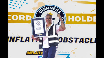 E3 sets Guinness World Record for the Longest Inflatable Obstacle Course” with our InflataMONSTER
