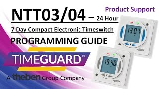 Timeguard NTT03/04/07/08  Programming Instructions