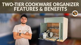 Two-Tier Cookware Organizer | Features & Benefits | Rev-a-Shelf