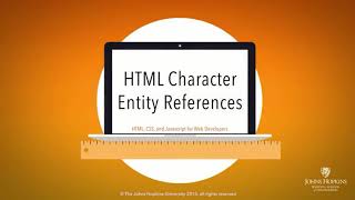 Famous Lecture 8: HTML Character Entity References Wealth