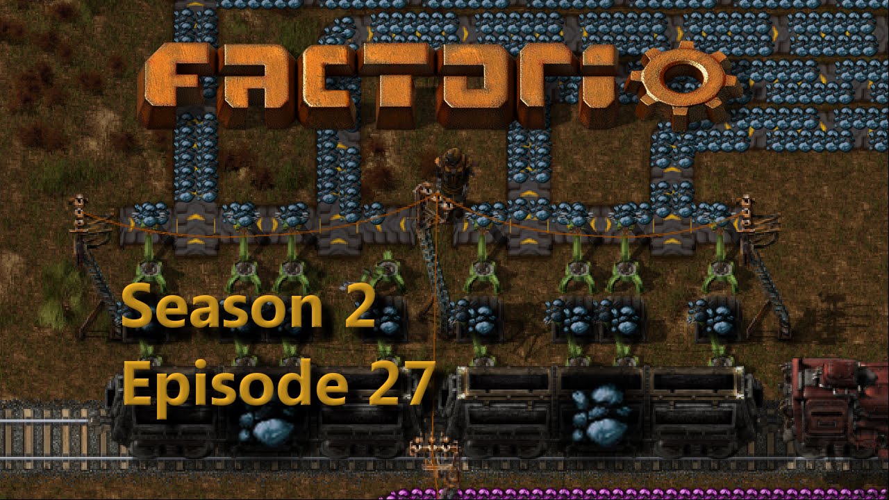 Factorio Ep27 - Rocket Launch and Iron Train Line - Lets Play 0.13 ...
