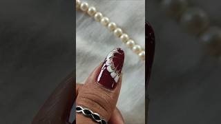 Easy Nail Art using safety pin 🧷#nailart #easynailart #dragmarblenailart #naildesign #marblenailart