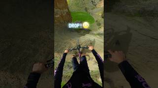 Insanely steep freeride line POV!😳🤯 #freeride #mtb #gopro