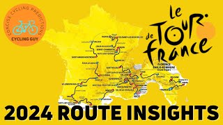 Tour de France 2024 route breakdown