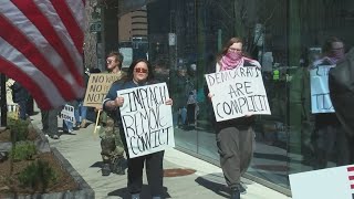 Crowds fill downtown areas across northwest Ohio for "No Kings" protests
