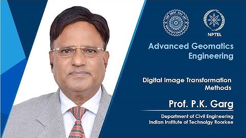 Lecture 46: Digital Image Transformation Methods