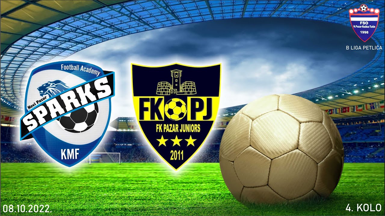 Sparks FA vs Pazar Juniors FK - 4. Kolo - B liga petlića 2022/2023