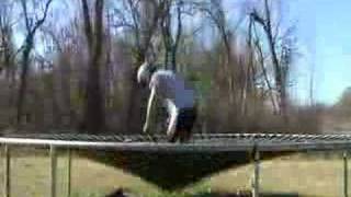 trampoline bike bail