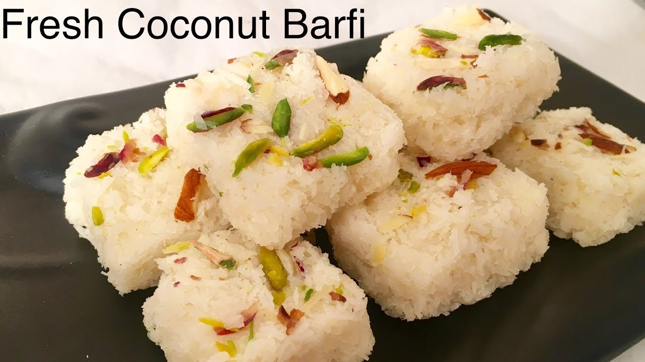 Instant Nariyal Barfi | 15 मिनट में बनाएं बिल्कुल हलवाई जैसी ताजे नारियल की बर्फी Coconut Barfi | Anyone Can Cook with Dr.Alisha