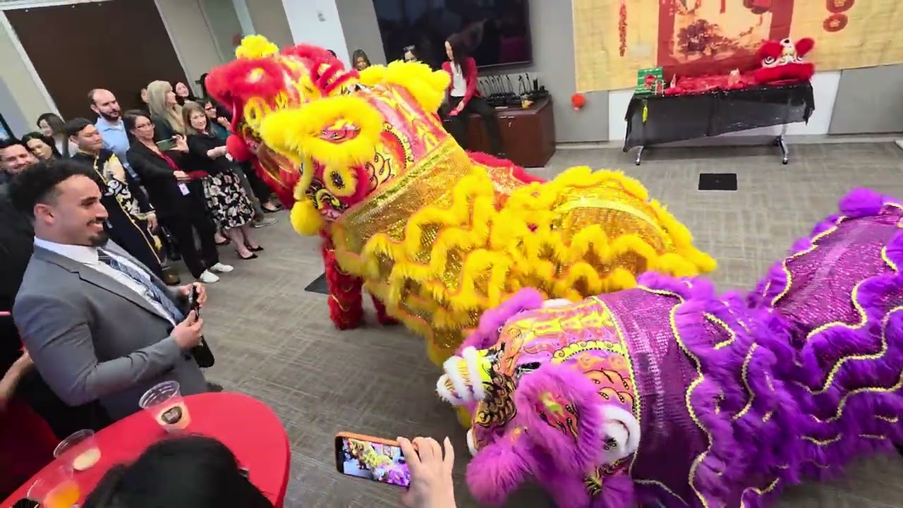 02/18/26 BofA Merrill Santana Row ALN Lion Dance Performance by Vovinam Viet Do Dao