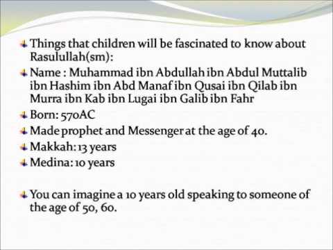 children around the prophet