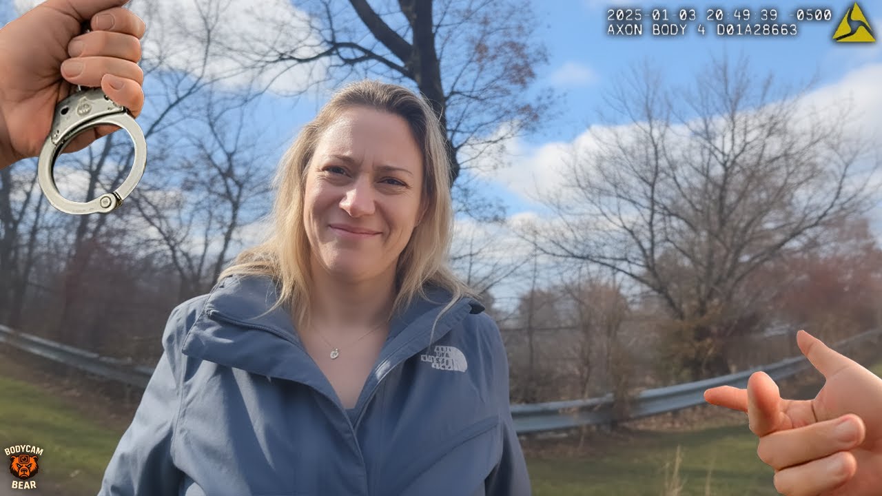 Karen Meets No-Nonsense Cop After Strikes School Bus | DUI Arrest